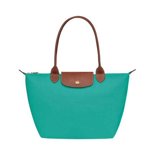 Longchamp - Large Le Pliage Tote, Turquoise